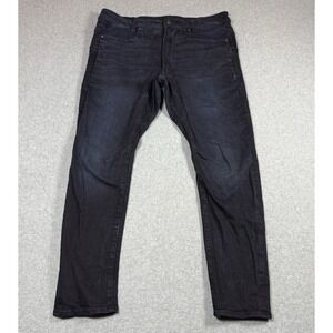 G Raw‎ Jeans Mens 34x28 D-STAQ 3D Slim Indigo Stretch Heavyweight Denim